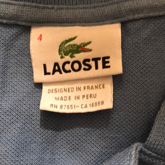 Mens Lacoste classic polo - Picture 2 of 2